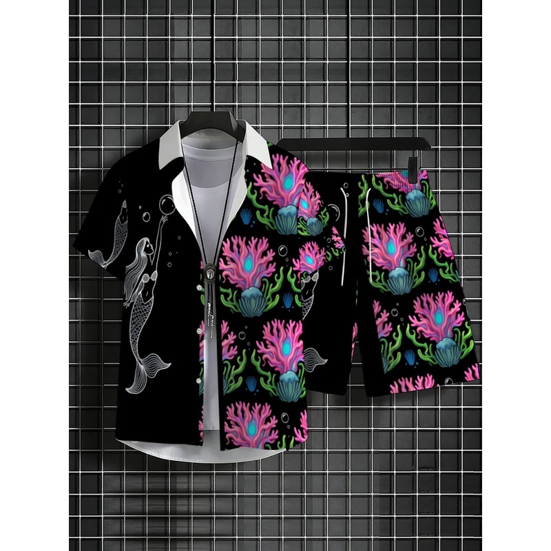 Conjunto de Camisa y Pantalone - Beach Shirt Hawaiian reseña y precio
