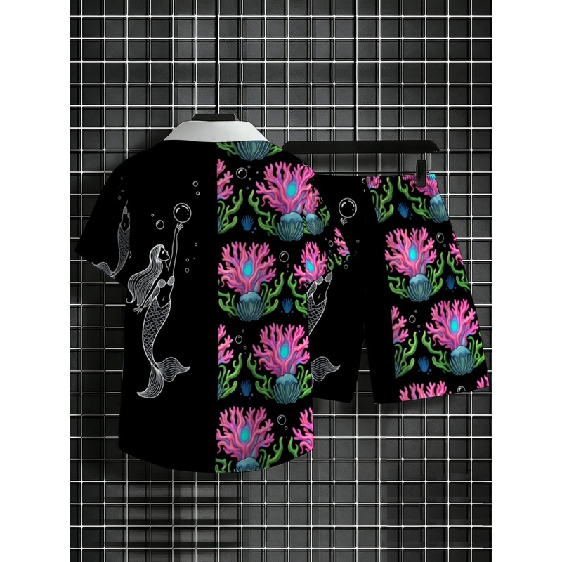 Conjunto de Camisa y Pantalone - Beach Shirt Hawaiian reseña y precio
