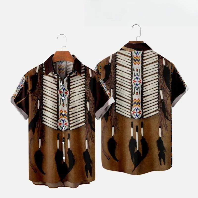 Camisas de playa con estampado - Indian Summer Vintage Clothing reseña y precio