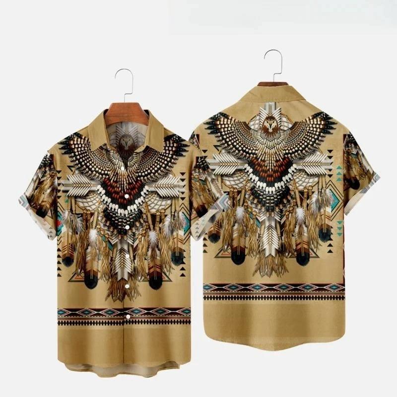 Camisas de playa con estampado - Indian Summer Vintage Clothing reseña y precio