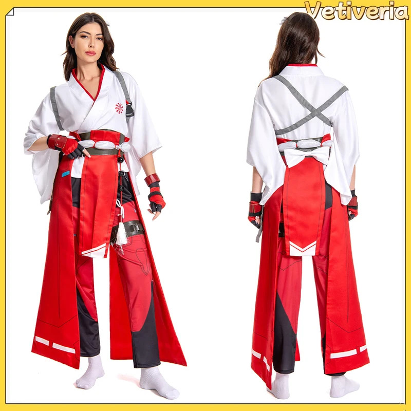 Juego OW Kiriko disfraz de Cos - Romper Playsuit Women reseña y precio