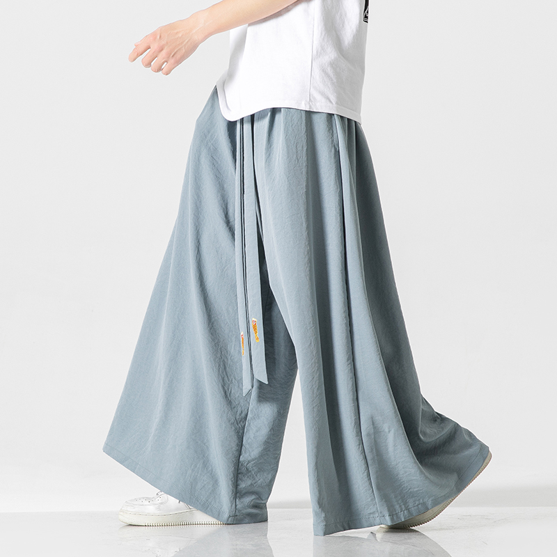 Pantalones de pierna ancha par - Japanese Summer Clothing Men reseña y precio