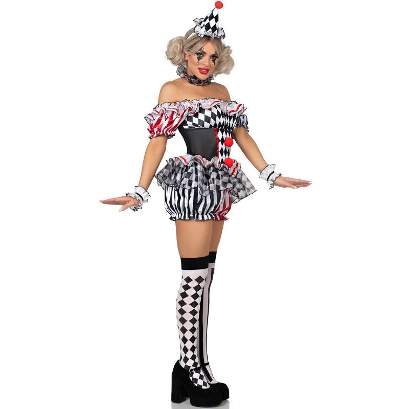 Disfraz de payaso para mujer,  - Romper Playsuit Women reseña y precio