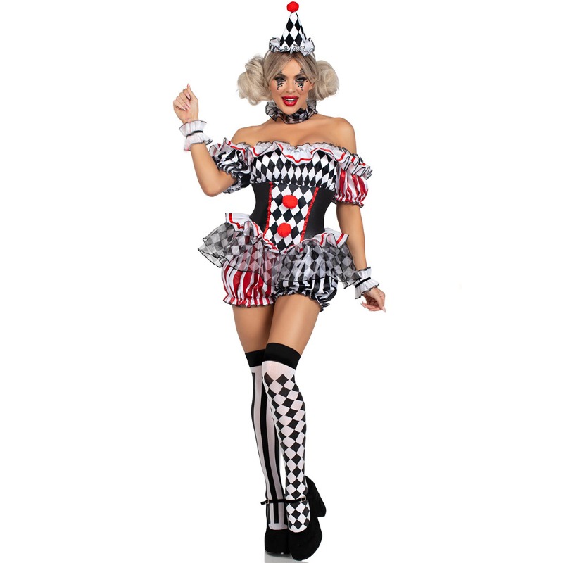 Disfraz de payaso para mujer,  - Romper Playsuit Women reseña y precio