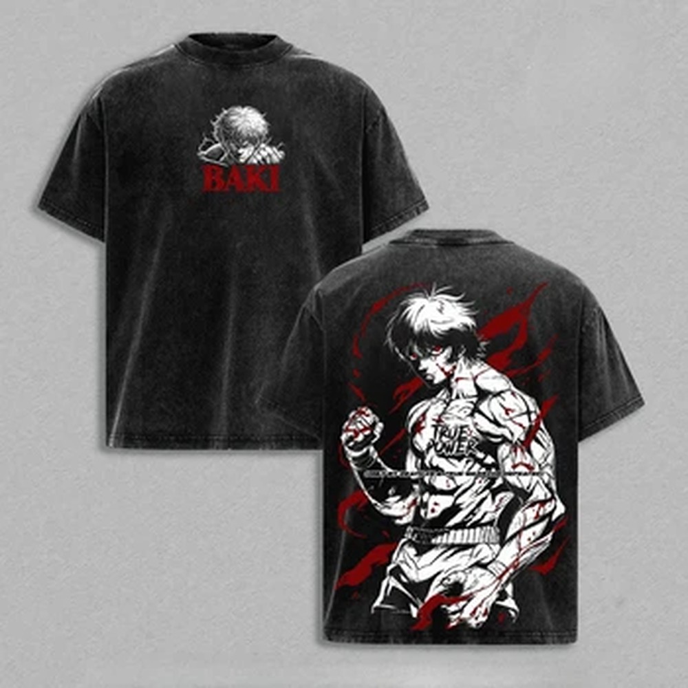 Camiseta de Anime Japonés Baki - Japanese Summer Clothing Men reseña y precio